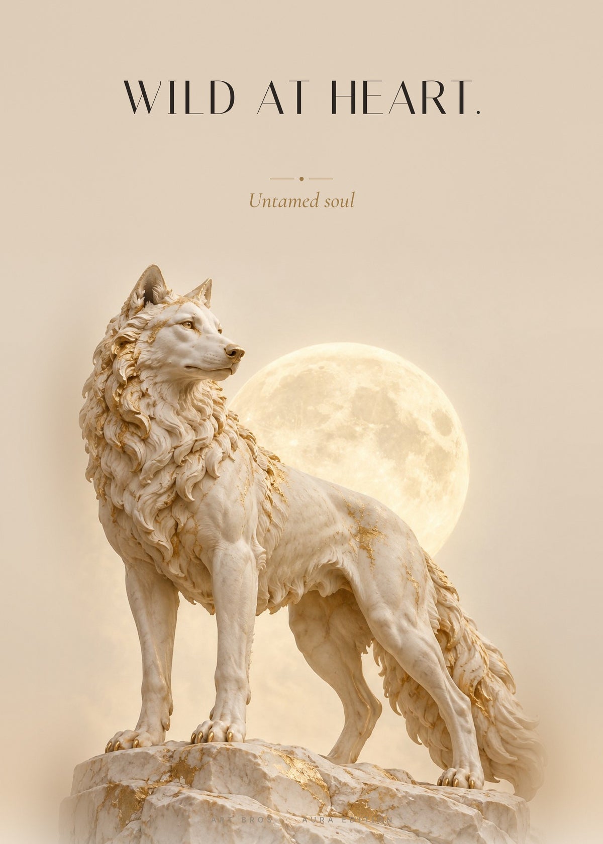 Wild at Heart – Wölfin Poster – Art Bros