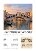 Rialtobrücke Venedig Wandbild – Kunstdruck – Art Bros