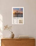 Sydney Opera House Wandbild – 30 × 42 cm ohne Rahmen – Raumansicht – Art Bros